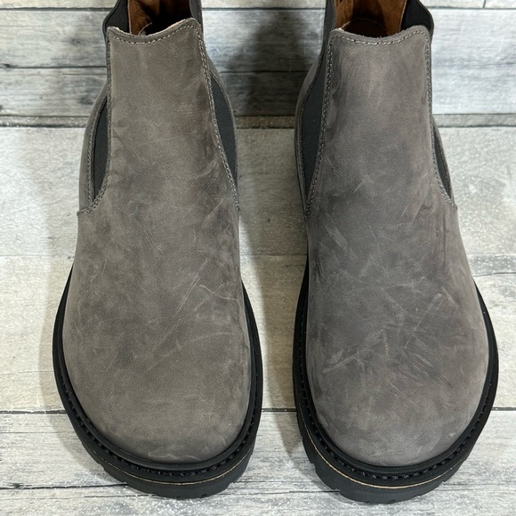 BIRKENSTOCK Stalon Nubuck Leather Chelsea Boot - Graphite - Sz - 6-6.5 / 37.EU - Picture 3 of 9